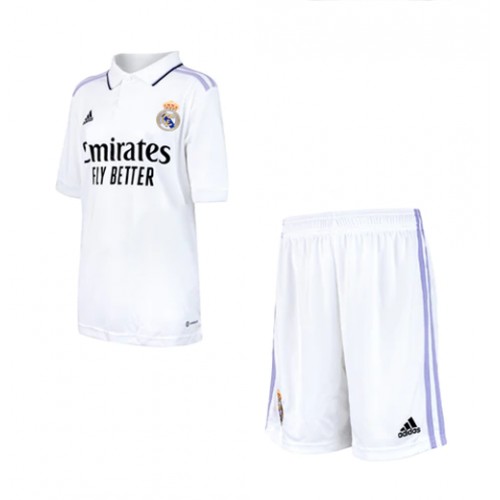 Real Madrid Hjemmedraktsett Barn 2022-23 Kortermet (+ Korte bukser)